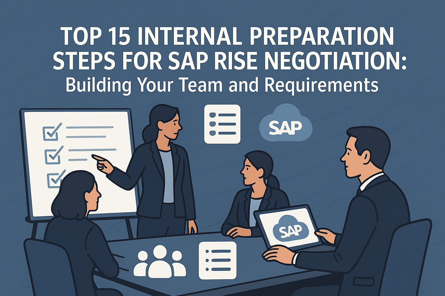 Top 15 Internal Preparation Steps for SAP RISE Negotiations: Building Your Team and Requirements