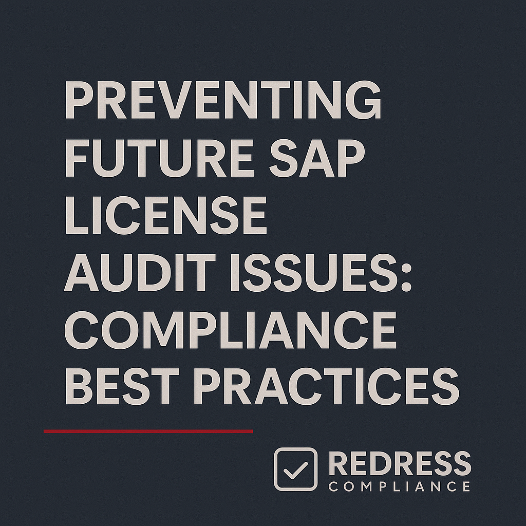 Preventing Future SAP License Audit Issues