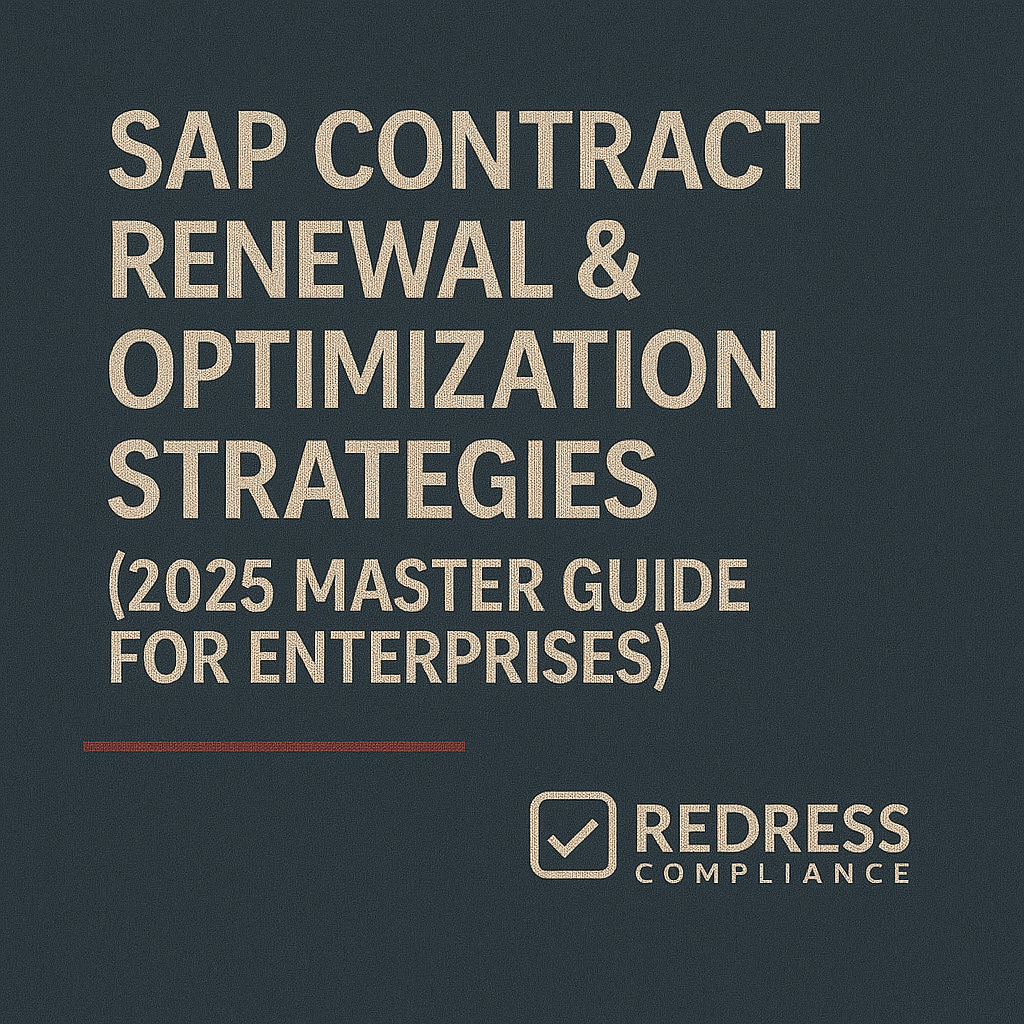 SAP Contract Renewal & Optimization Strategies (2025 Master Guide for Enterprises)