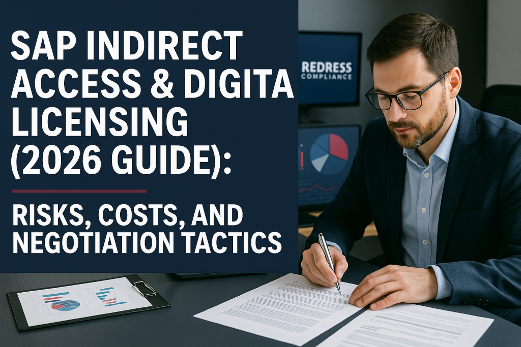SAP Indirect Access & Digital Licensing (2026 Guide) Risks, Costs, and Negotiation Tactics