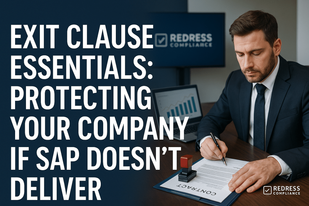 Exit Clause Essentials Protecting Your Company if SAP Doesn’t Deliver